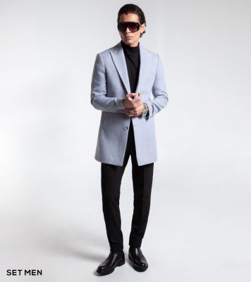 پالتو یقه بلیزر مردانه