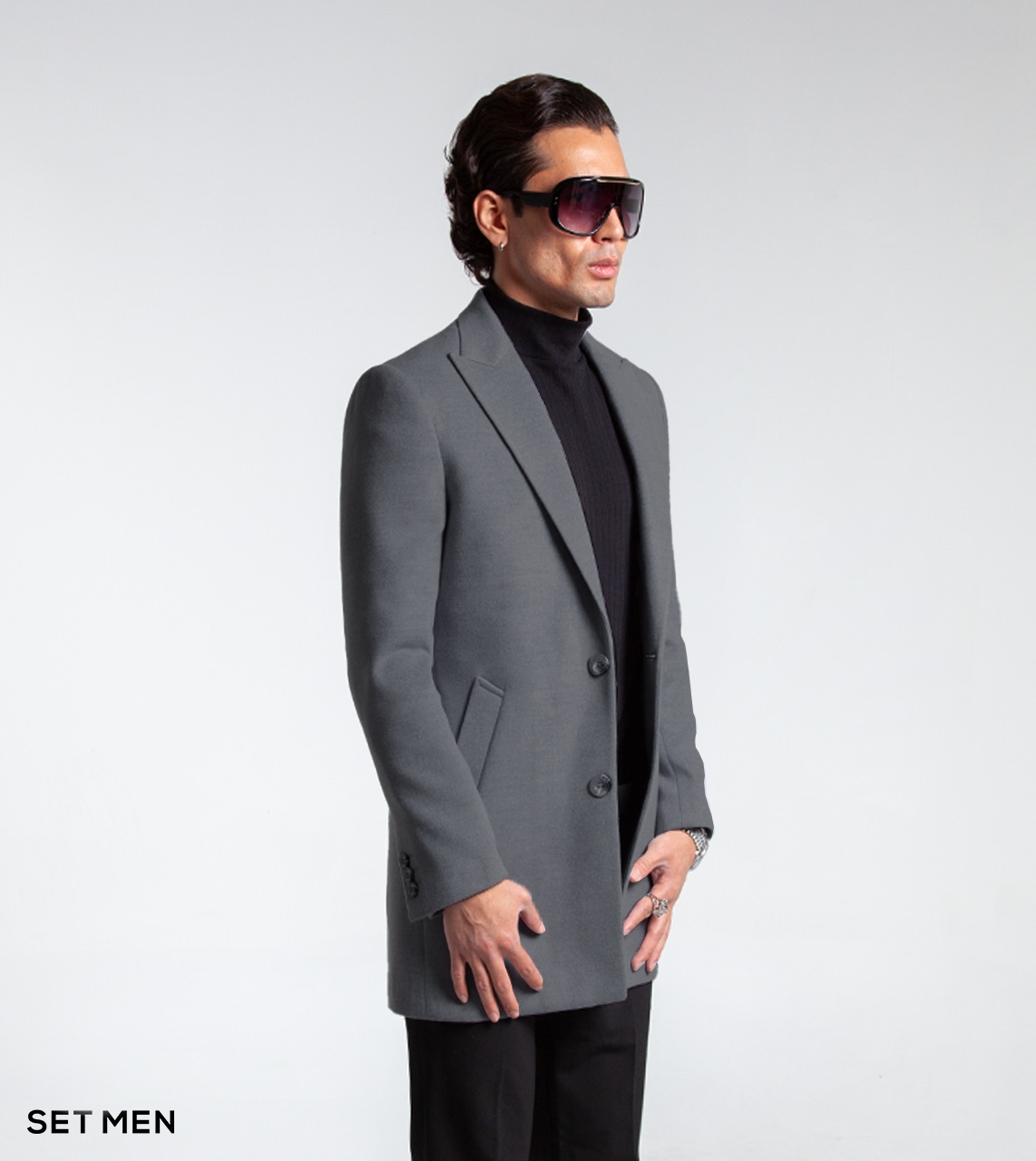 پالتو یقه بلیزر مردانه