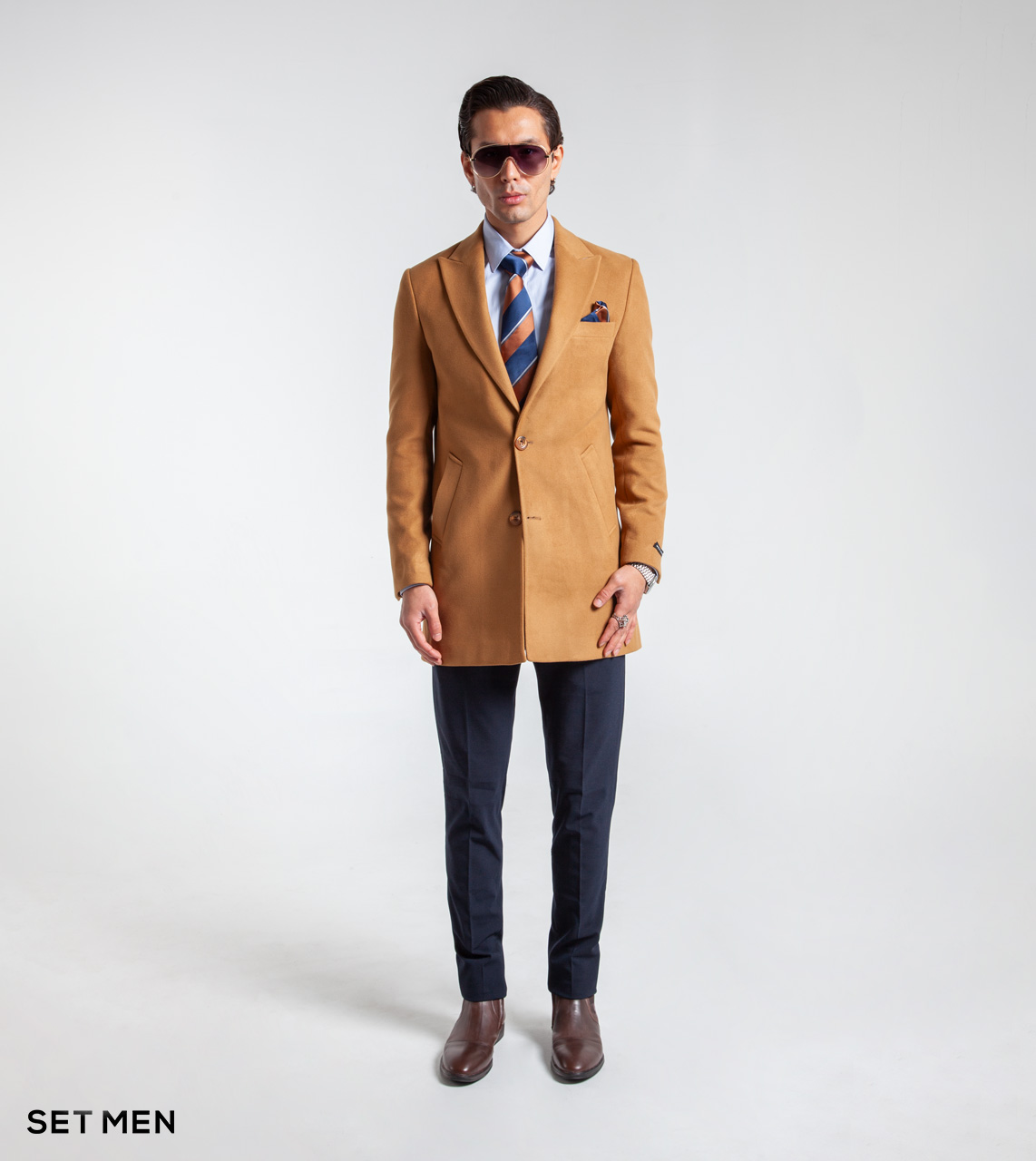 پالتو یقه بلیزر مردانه