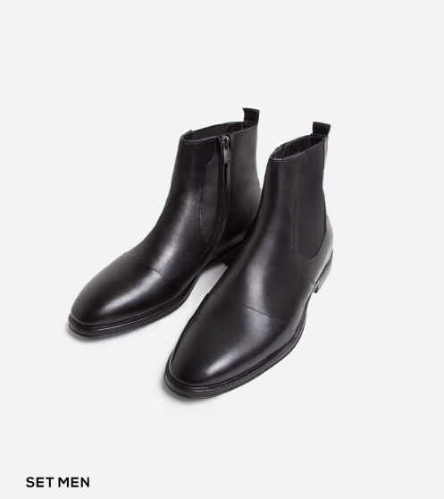 بوت مردانه چرم طبیعی