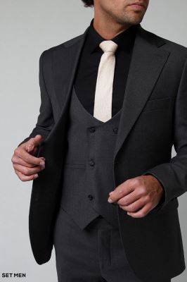 کت و شلوار مردانه جلیقه دار