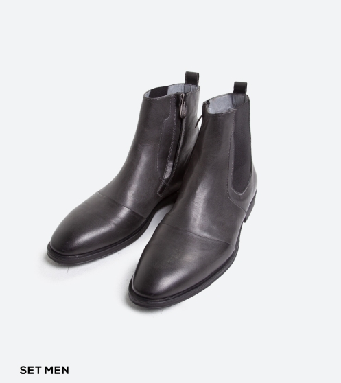 بوت مردانه چرم طبیعی