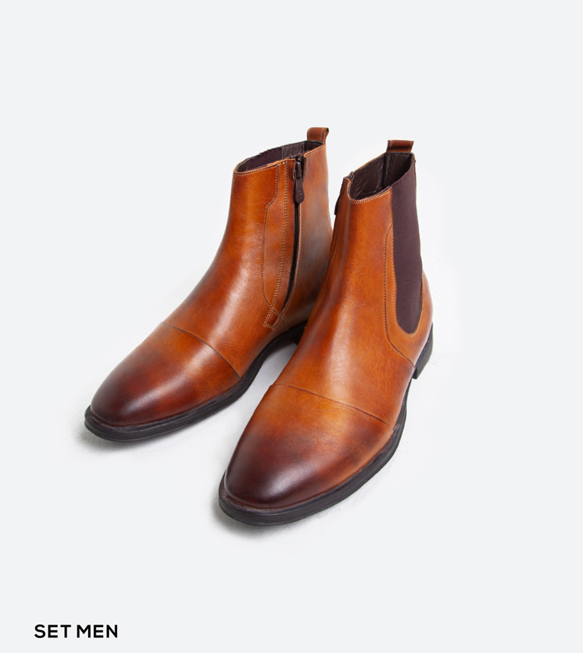 بوت مردانه چرم طبیعی