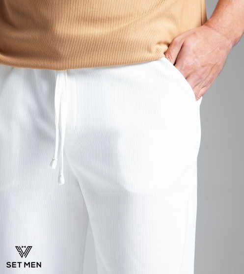 شلوار اسلش لینن کبریتی