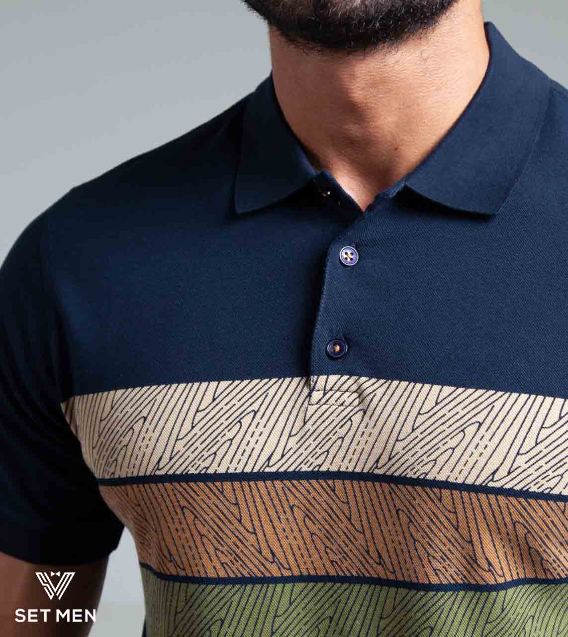 تیشرت جودون یقه دار