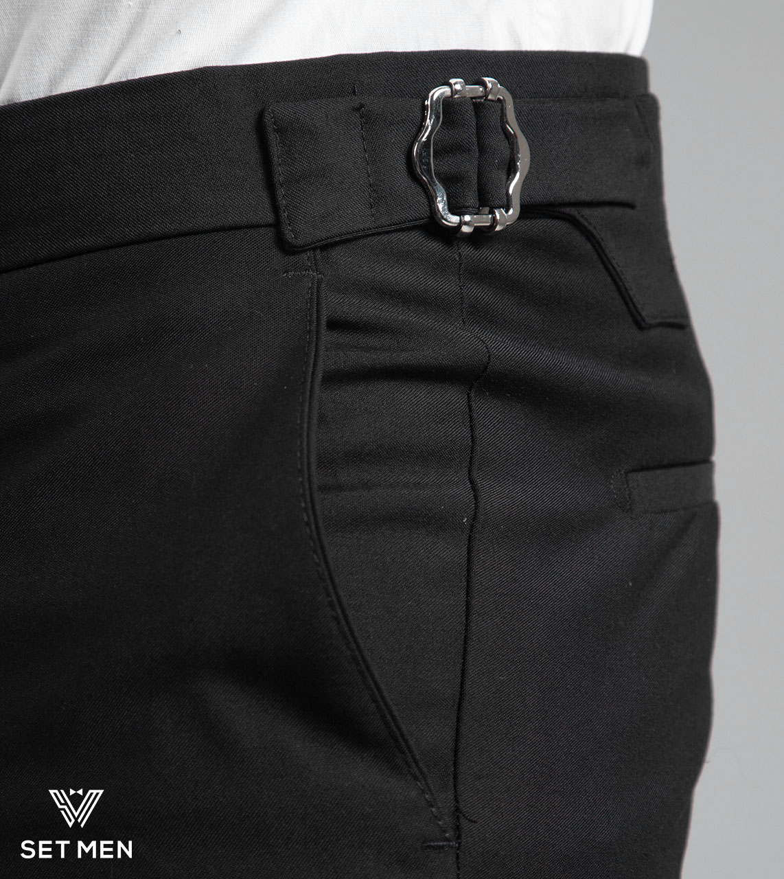 کت و شلوار مردانه نیم آستر یقه انگلیسی دو دکمه