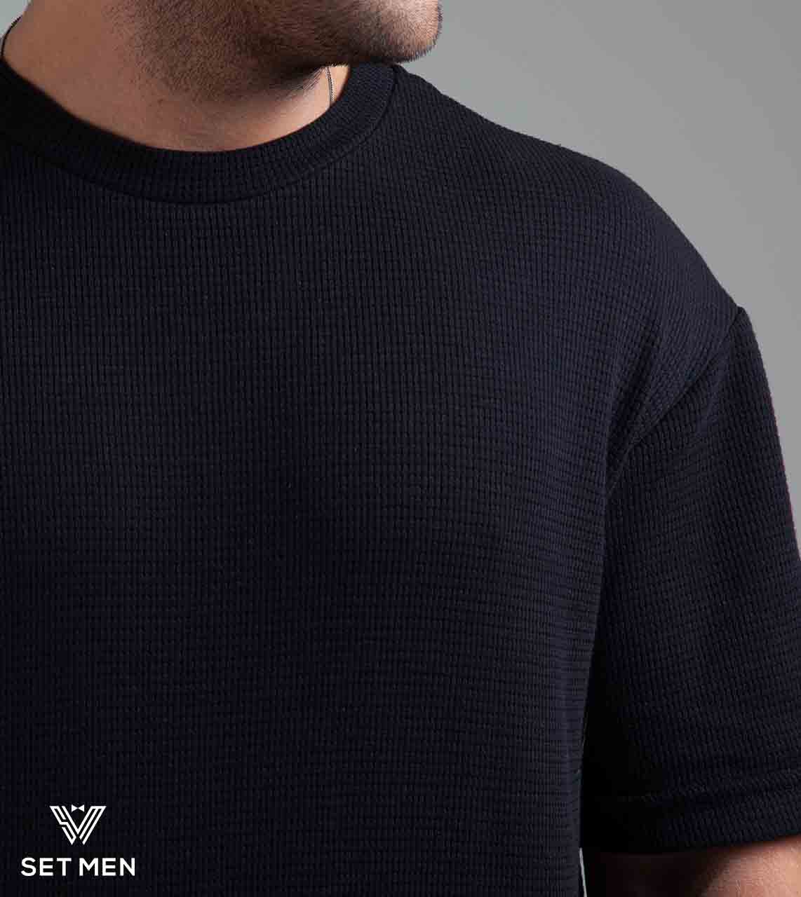 تیشرت یقه گرد بیسکوییتی