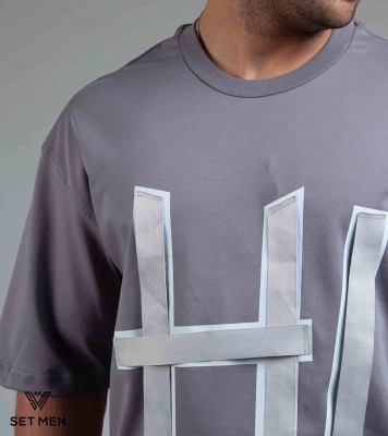 تیشرت یقه گرد چاپ HI