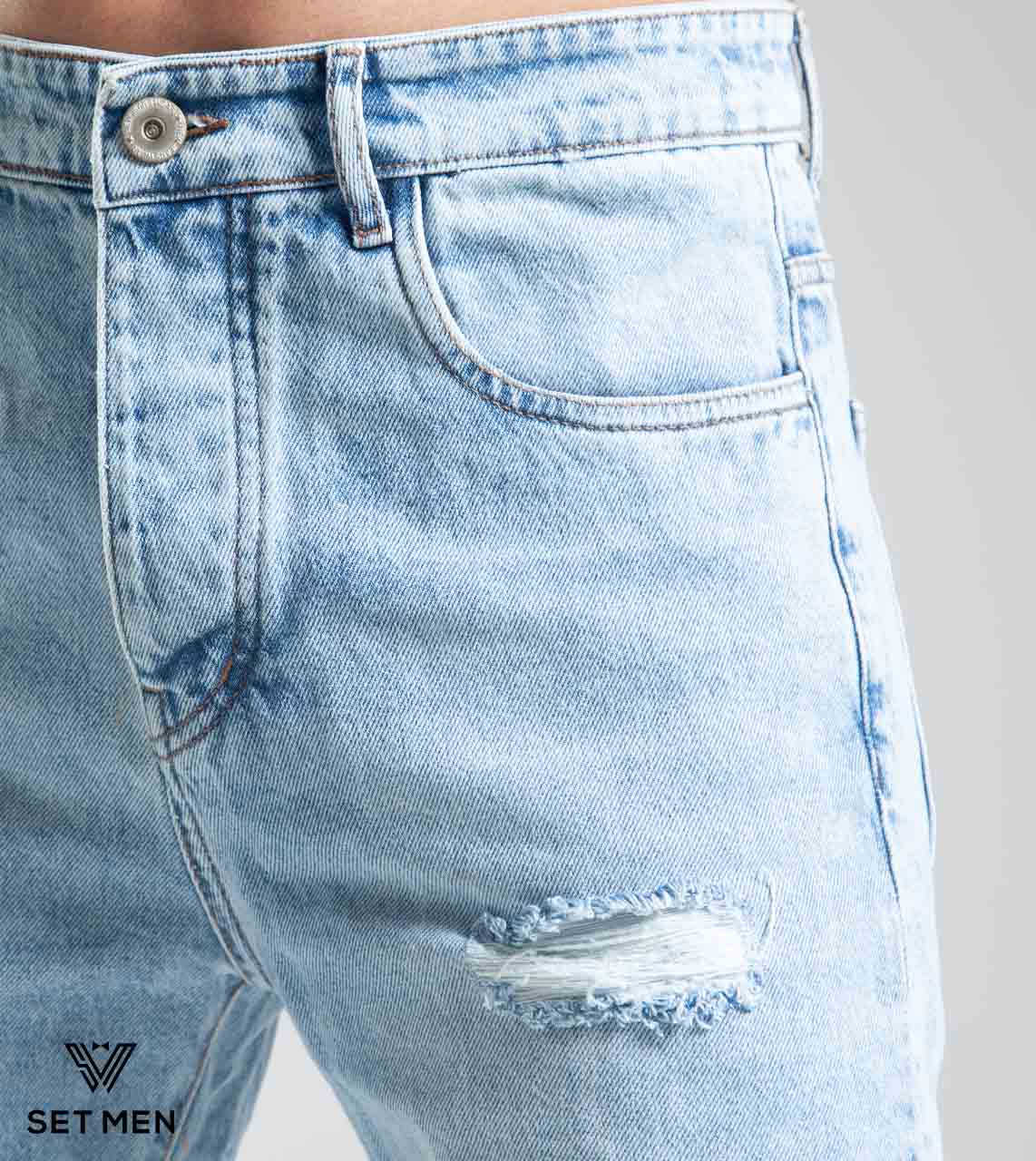 شلوار جین مام زاپ دار