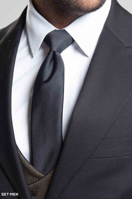 کت و شلوار مردانه سه تکه یقه بلیزر دو دکمه