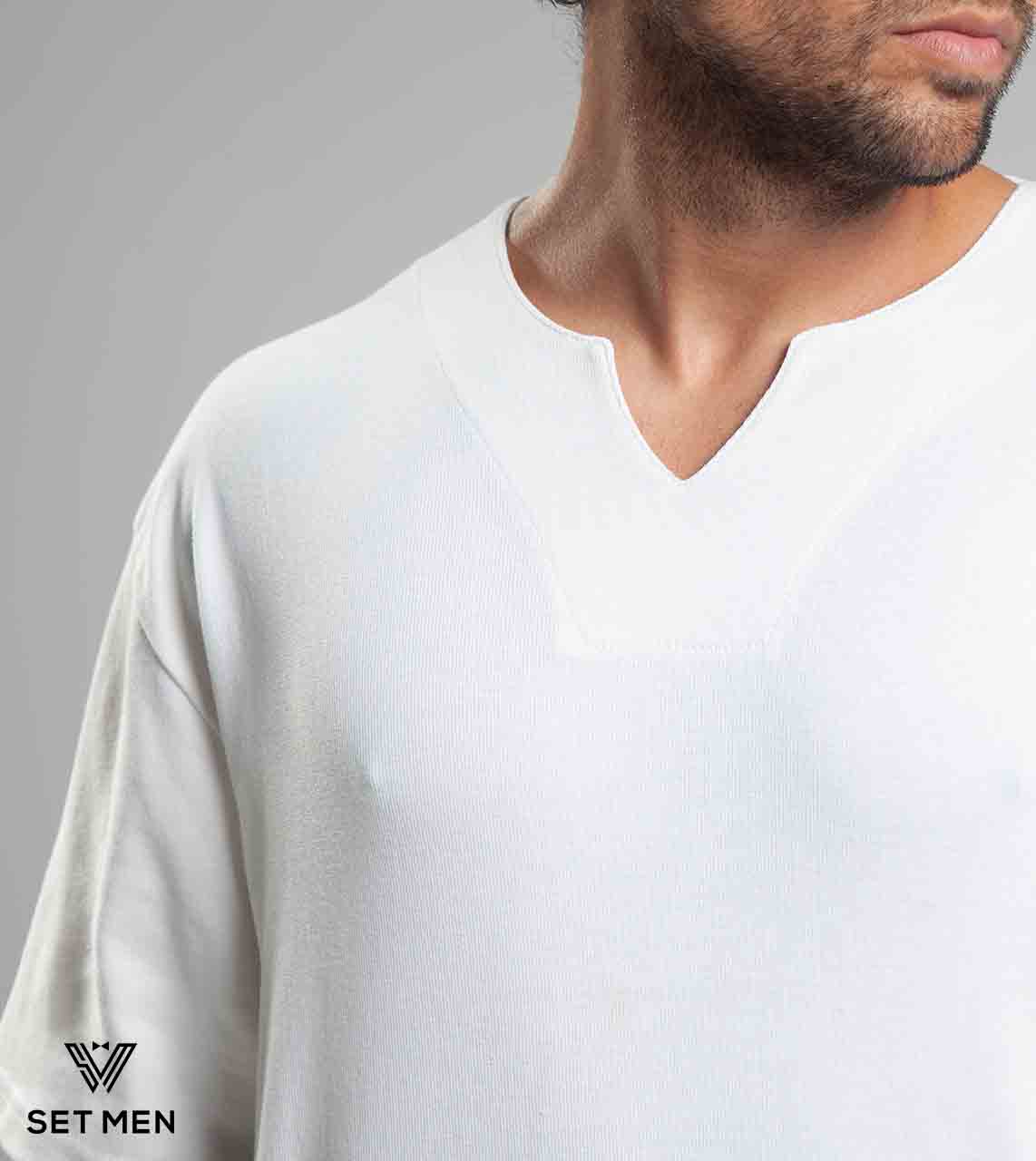 تیشرت یقه کوبایی