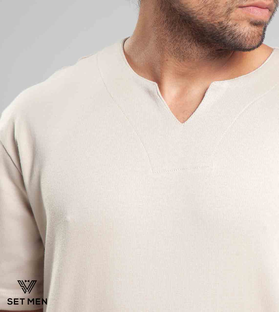 تیشرت یقه کوبایی