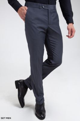 کت و شلوار مردانه سه تکه یقه بلیزر دودکمه دوچاک