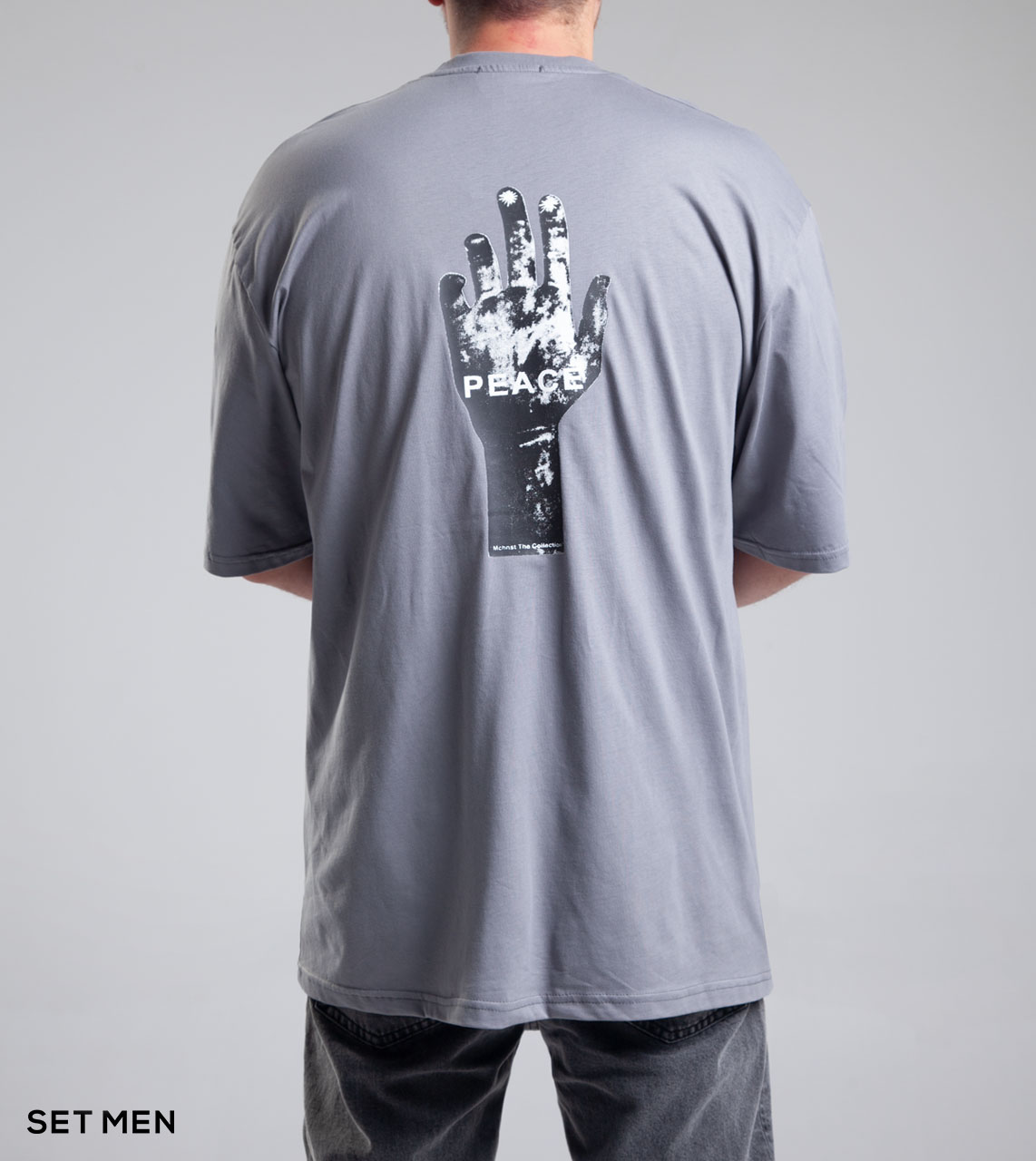 تیشرت آستین کوتاه طرح PEACE