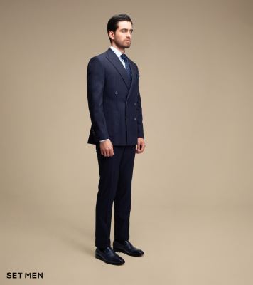 کت و شلوار دیپلمات دبل برست