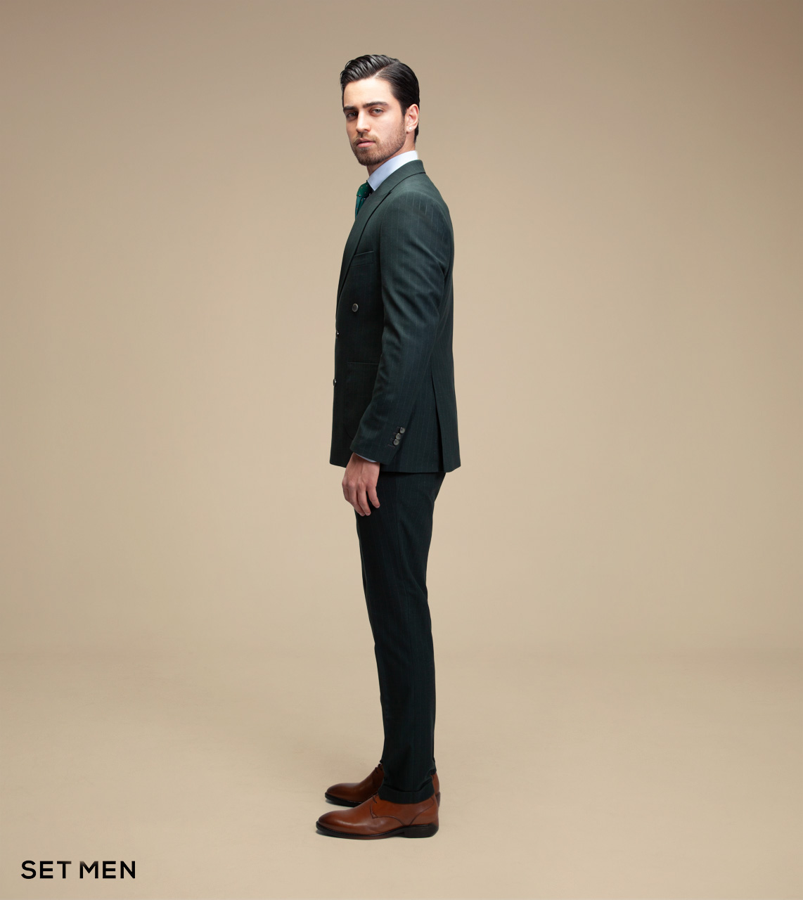 کت و شلوار دیپلمات دبل برست