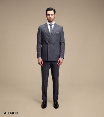 کت و شلوار دیپلمات دبل برست