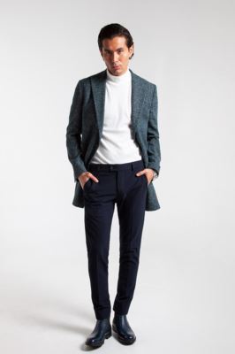 پالتو یقه بلیزر برفکی