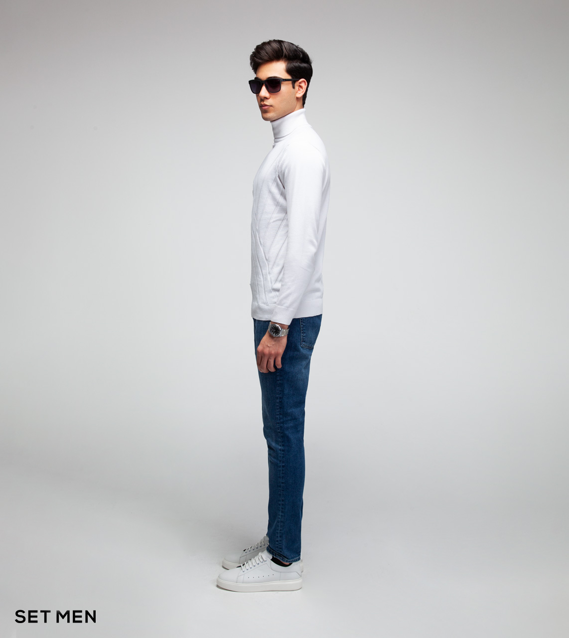 یقه اسکی بافت