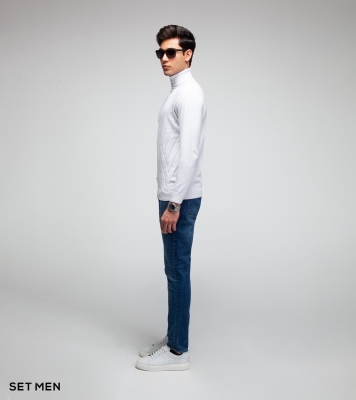 یقه اسکی بافت