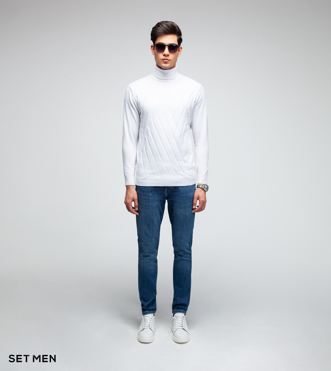 یقه اسکی بافت