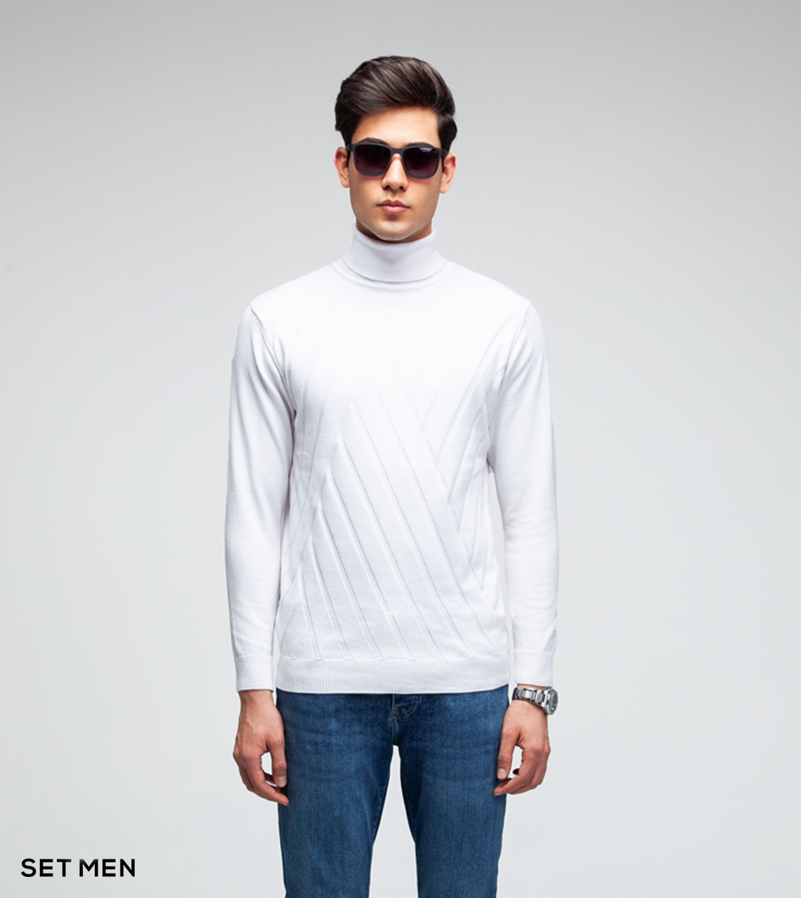 یقه اسکی بافت