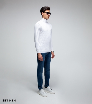 یقه اسکی بافت