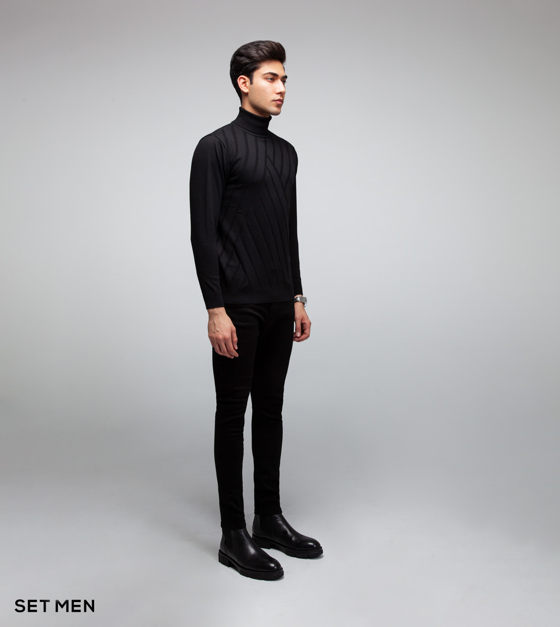 یقه اسکی بافت