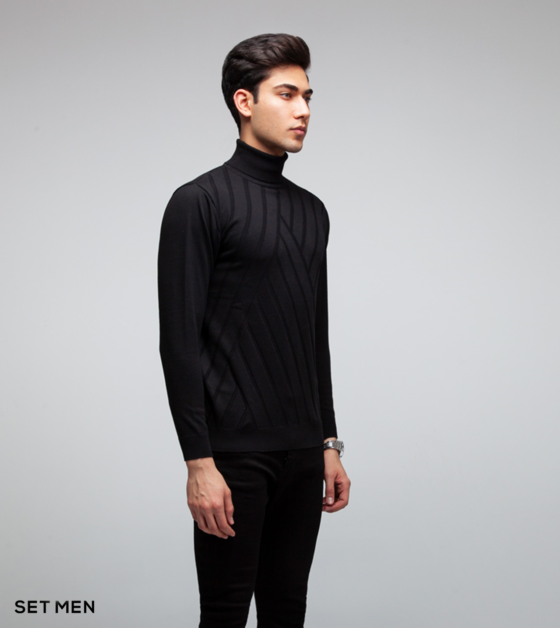 یقه اسکی بافت