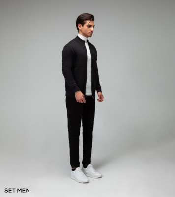 سویشرت بافت تمام زیپ