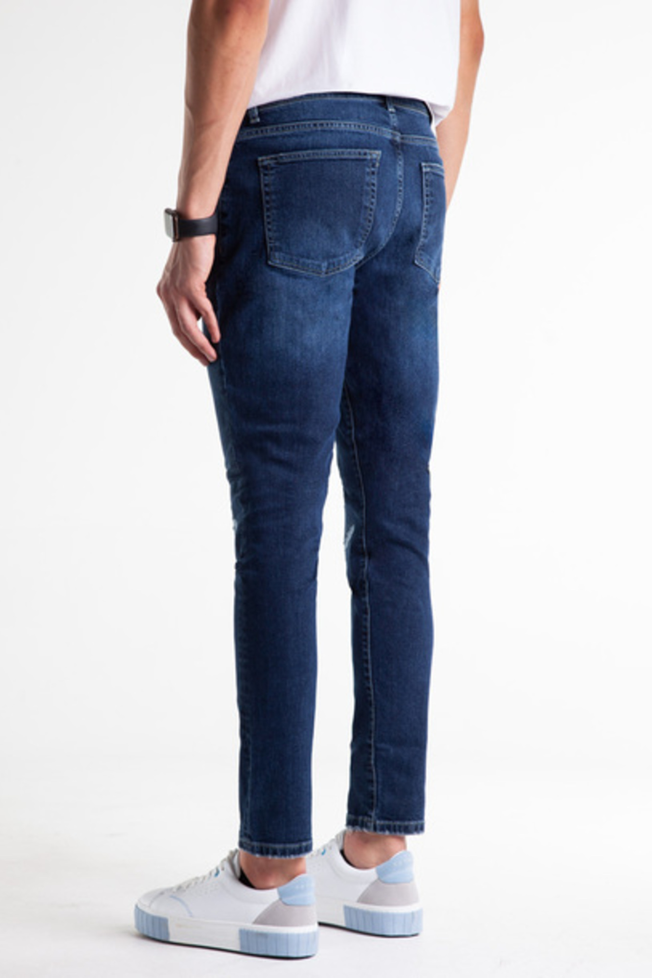 شلوار جین مردانه اسلیم زاپ دار