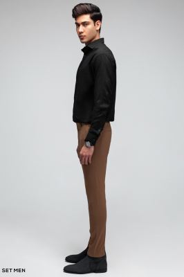 پیراهن مردانه ساده آستین بلند