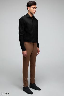 پیراهن مردانه ساده آستین بلند