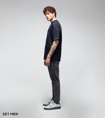 تیشرت یقه گرد چاپ دار