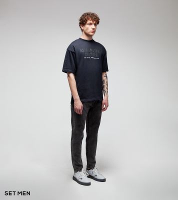 تیشرت یقه گرد چاپ دار