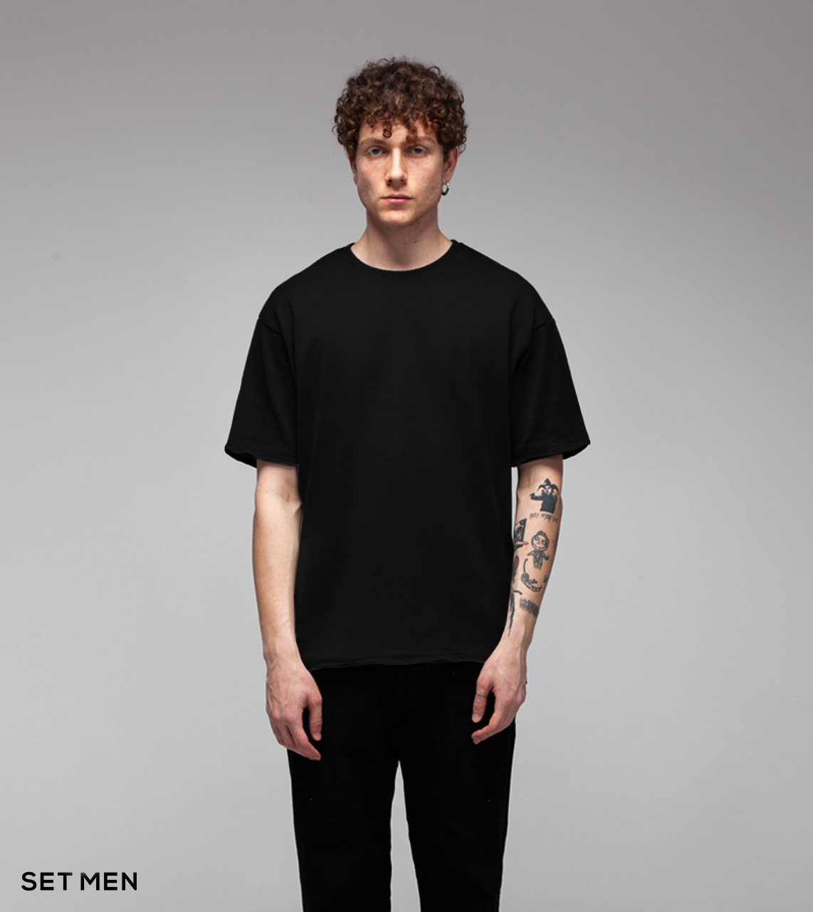 تیشرت بافت ریز ساده