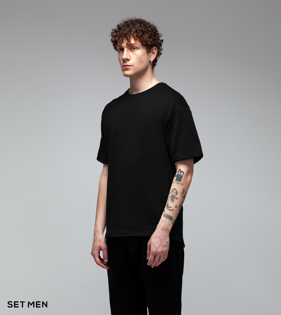 تیشرت بافت ریز ساده