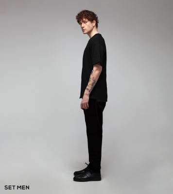 تیشرت بافت ریز ساده