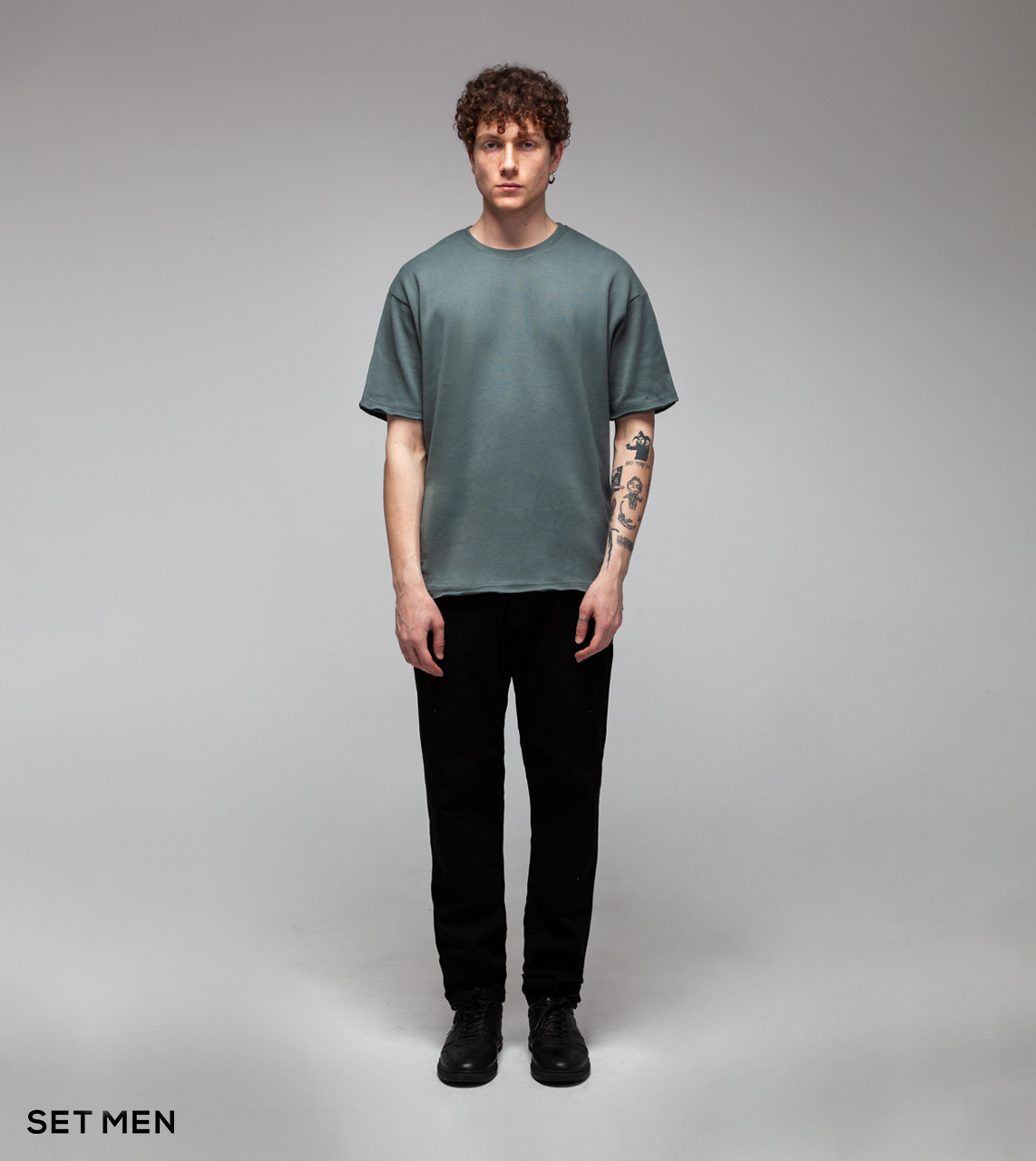 تیشرت بافت ریز ساده