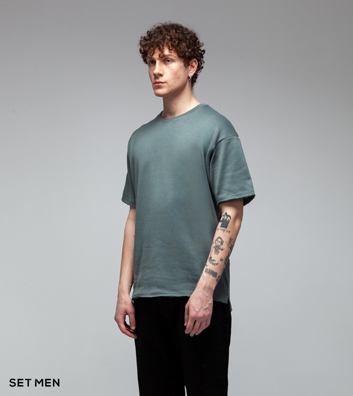 تیشرت بافت ریز ساده