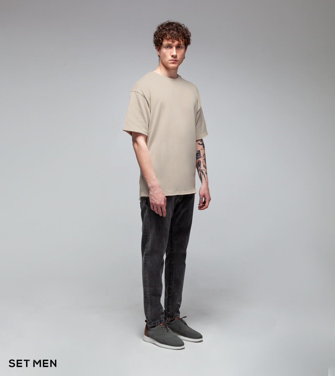 تیشرت بافت ریز ساده