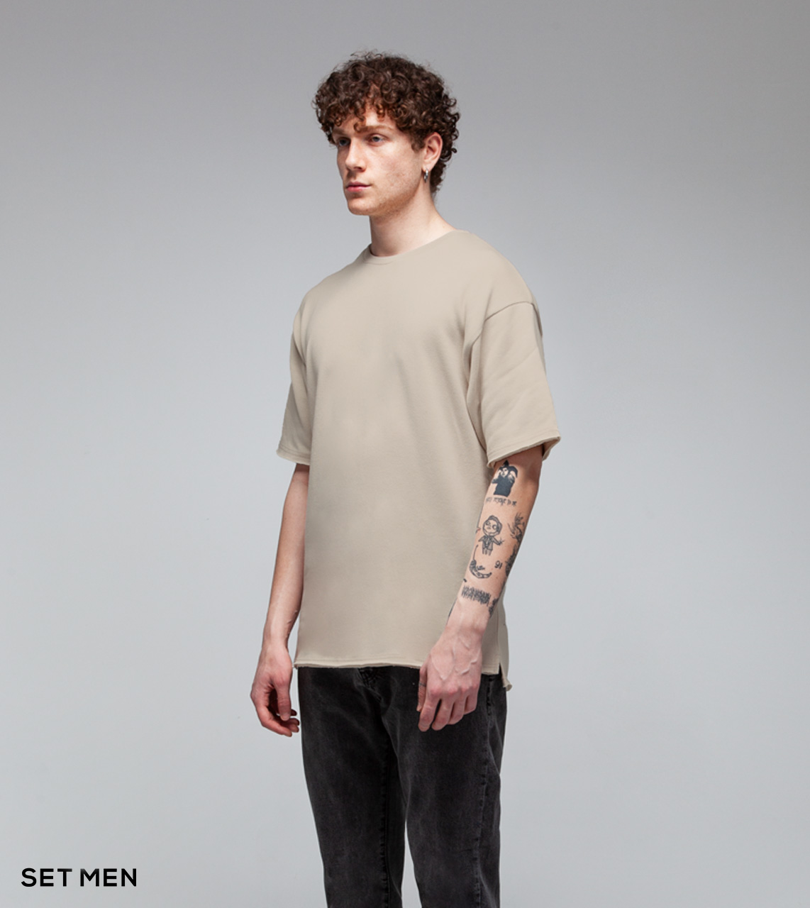 تیشرت بافت ریز ساده