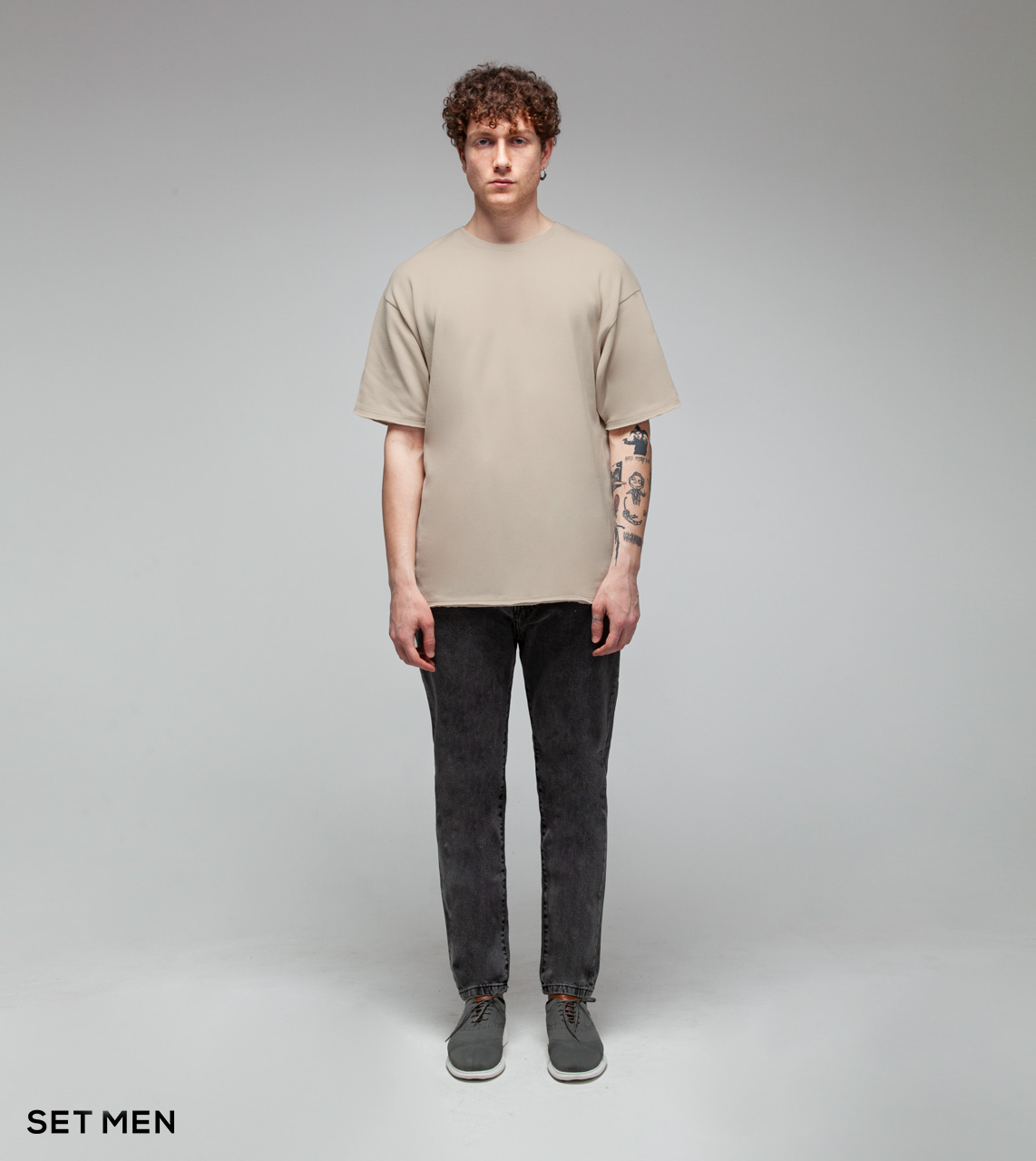 تیشرت بافت ریز ساده