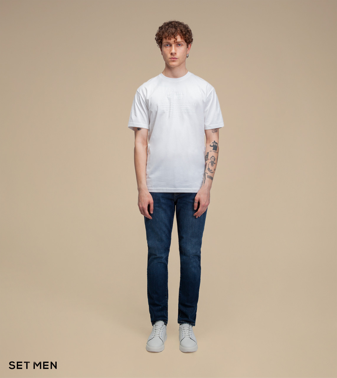 تیشرت مردانه یقه گرد ست من