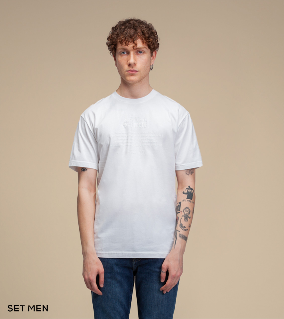 تیشرت مردانه یقه گرد ست من