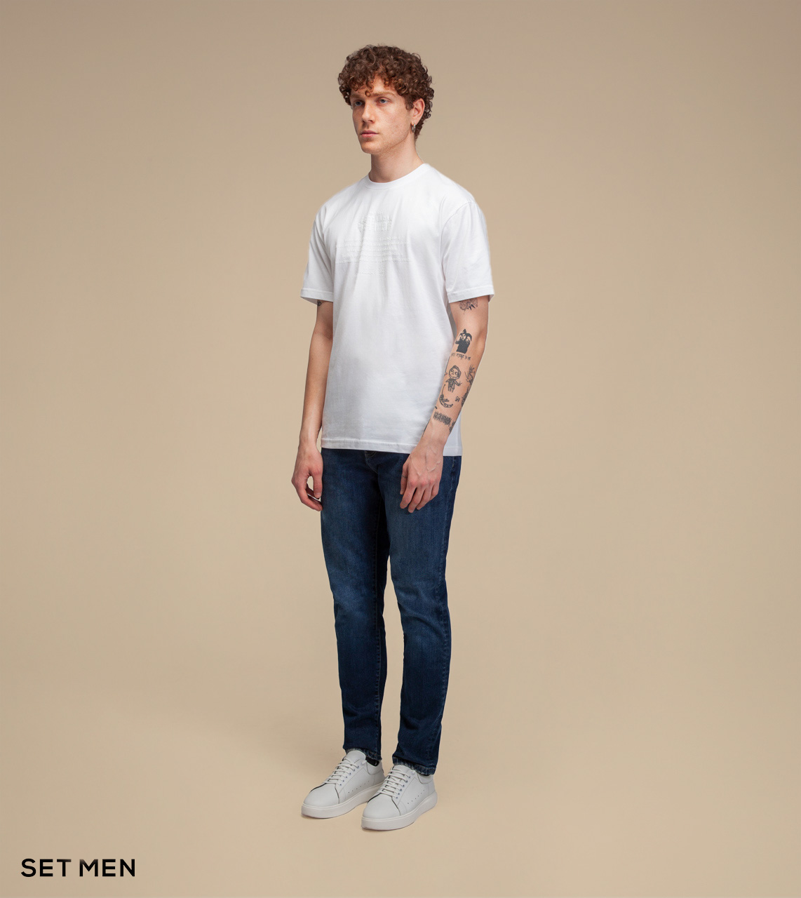 تیشرت مردانه یقه گرد ست من