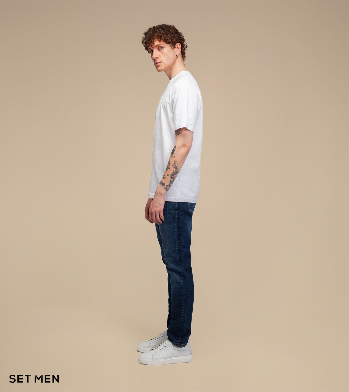 تیشرت مردانه یقه گرد ست من