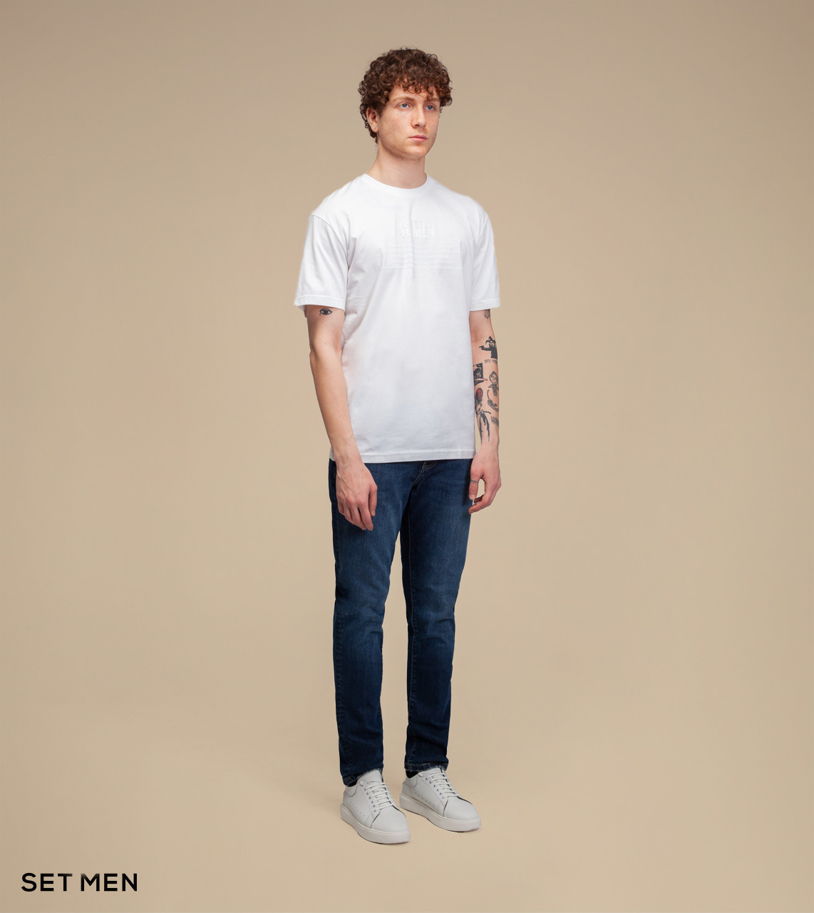 تیشرت مردانه یقه گرد ست من