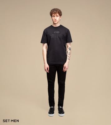 تیشرت یقه گرد ست من