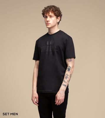 تیشرت یقه گرد ست من